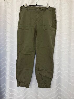 Anthropologie Olive Green Utility Cargo Pants